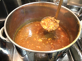 カレーの完成です