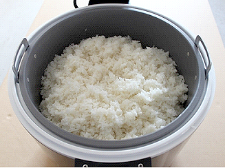 ご飯の完成です	